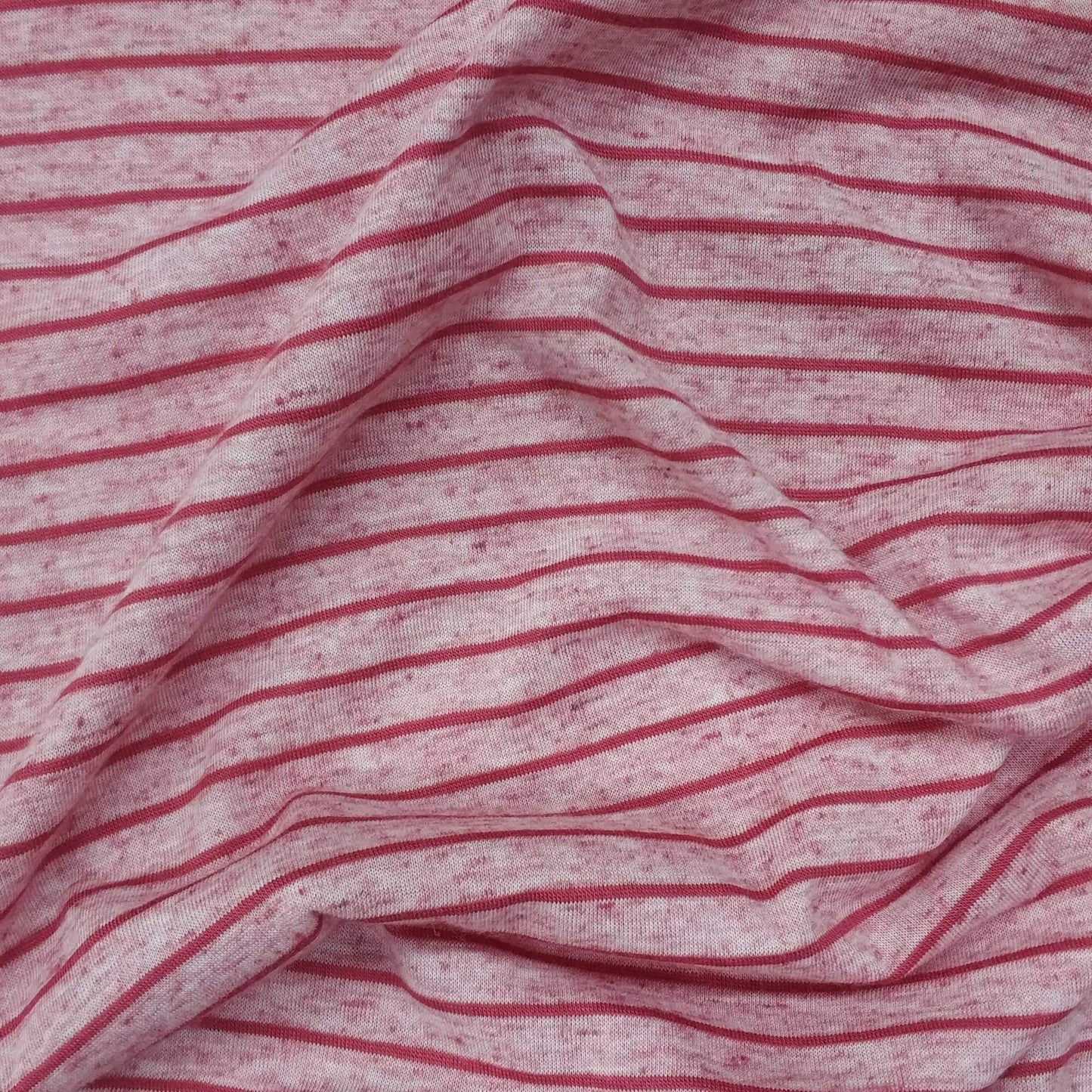 Lightweight Linen-Blend Stripe Knit