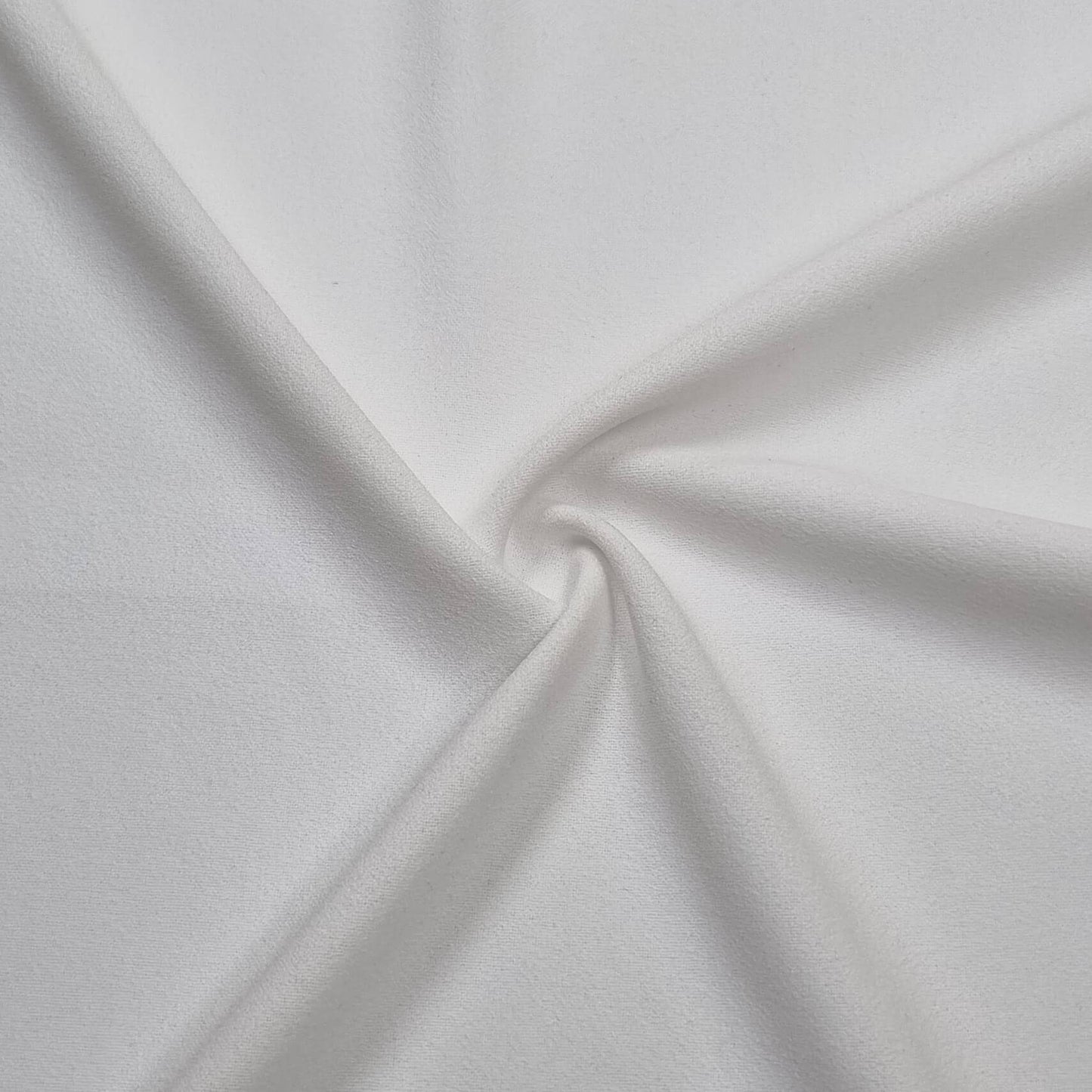 Scuba Knit Fabric With A Crepe‑Like Texture In Ivory Color