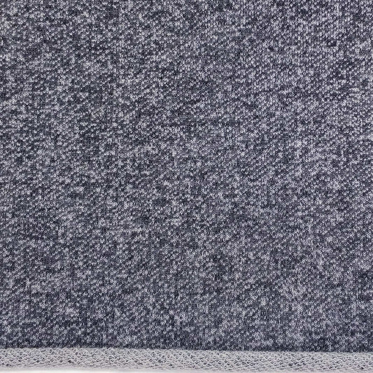 Textured Navy And White French Terry