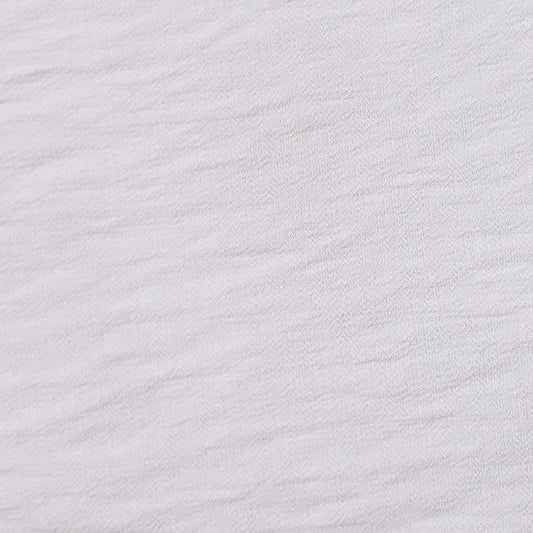 Lightly Crinkled Linen‑Look Fabric In White