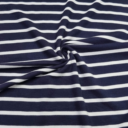 Striped Viscose Jersey Knit - 32