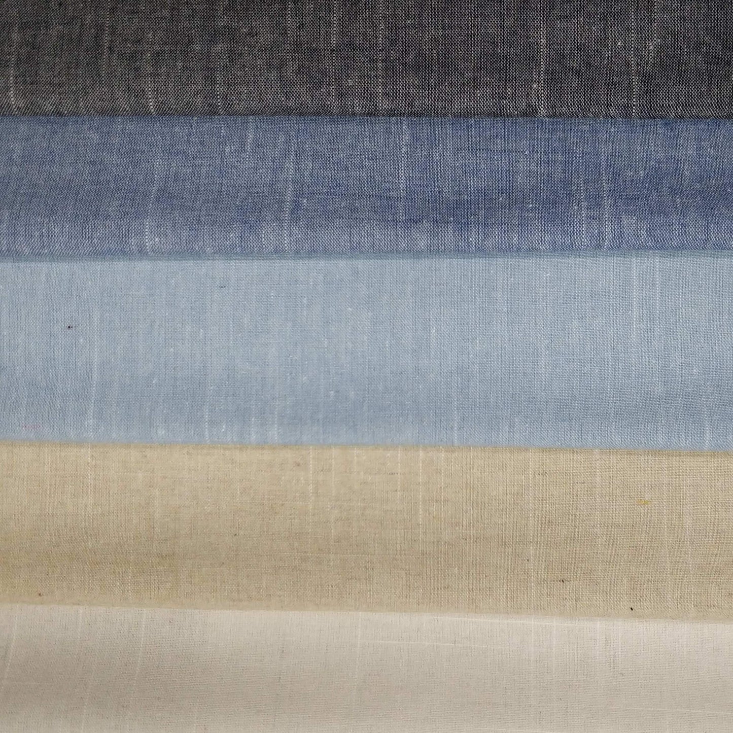Linen-Look Cotton Woven Fabric