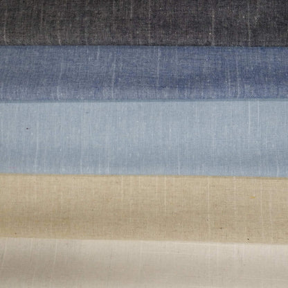 Linen-Look Cotton Woven Fabric