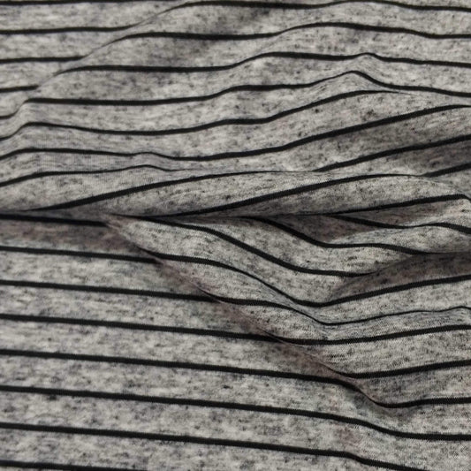 Lightweight Linen-Blend Stripe Knit