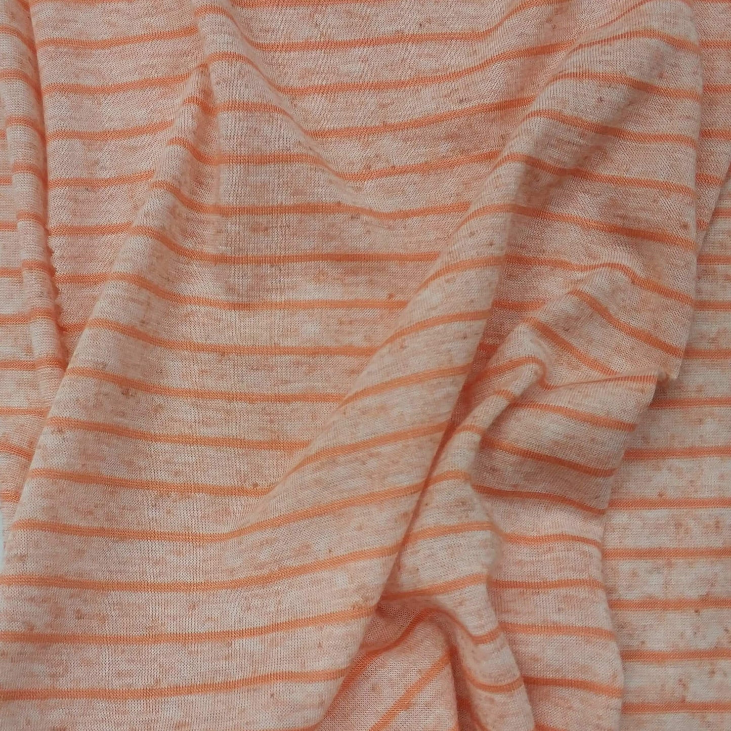 Lightweight Linen-Blend Stripe Knit