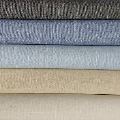 Linen-Look Cotton Woven Fabric