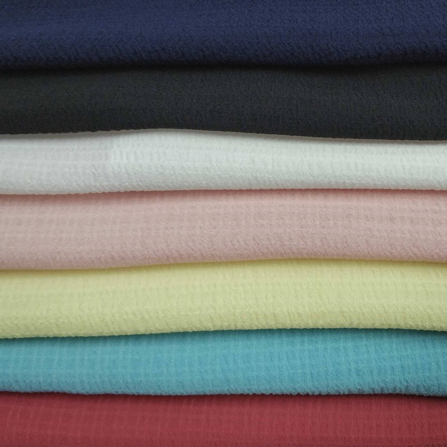 OB1 Sheer Checkered Texture Fabric – 100% Polyester
