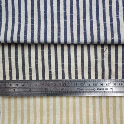 Stretch Bengaline Linen Blend – Narrow Stripe