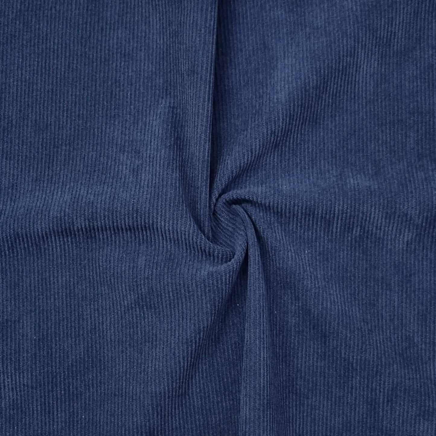 11W Corduroy Fabric In Blue Color