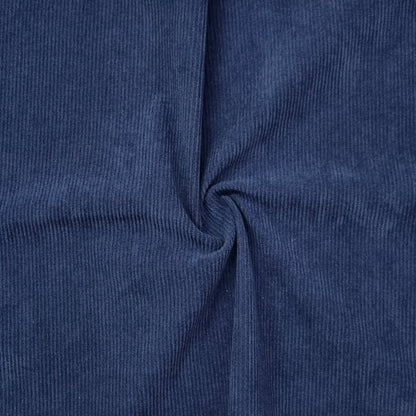 11W Corduroy Fabric In Blue Color