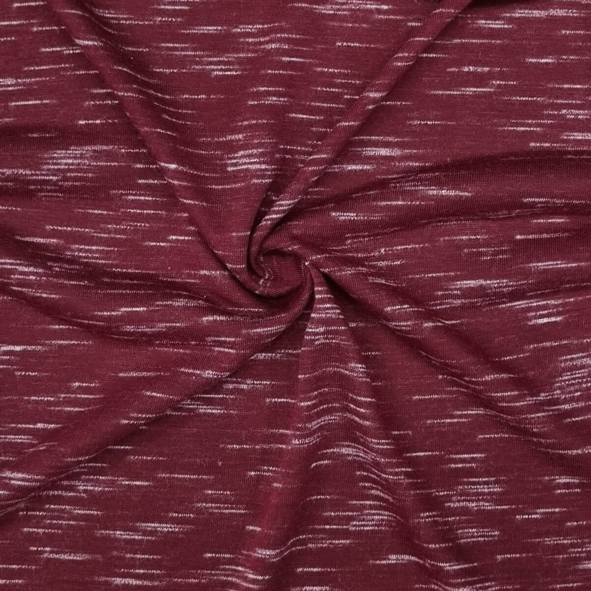 Bordeaux Fabric With White Speckles