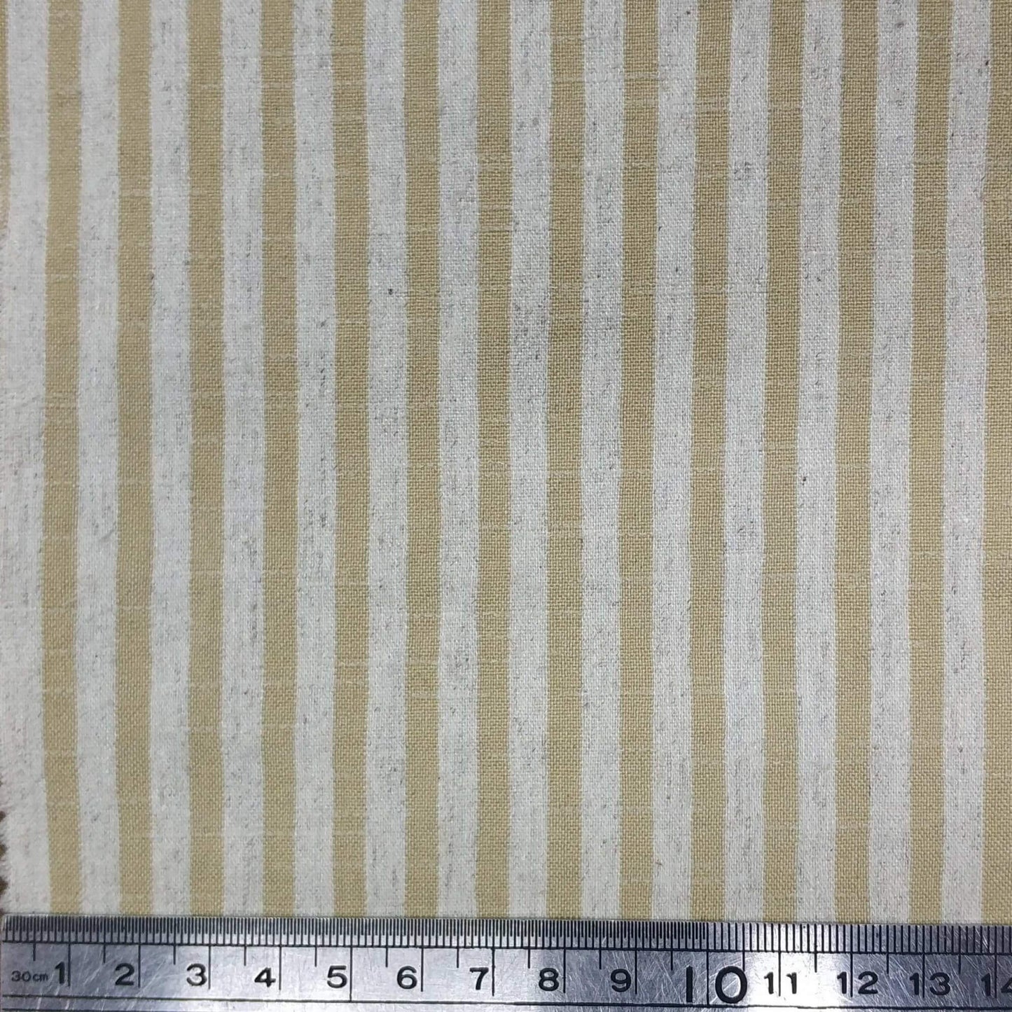 Stretch Bengaline Linen Blend – Narrow Stripe