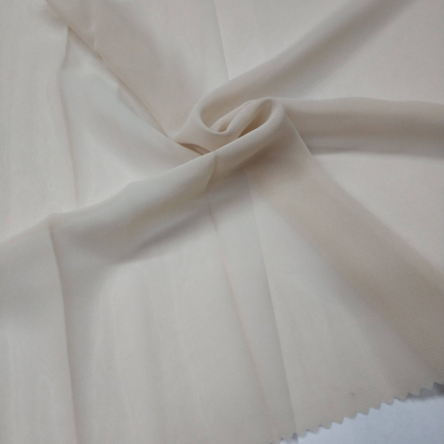 Chiffon Fabric In Beige