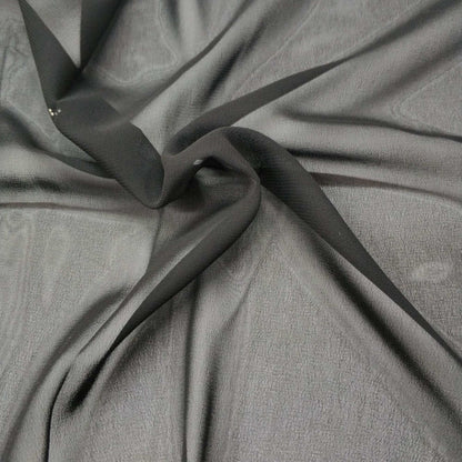 Chiffon Fabric In Black