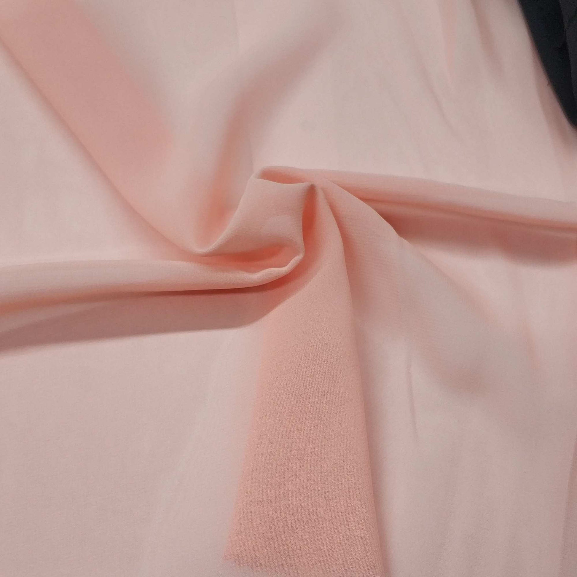 Chiffon Fabric In Peach