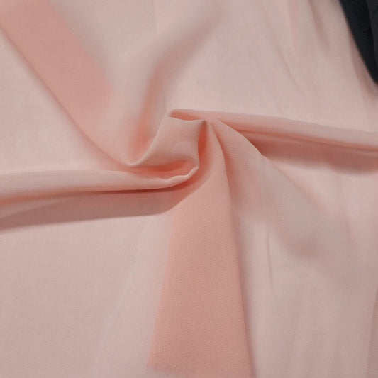 Chiffon Fabric In Peach