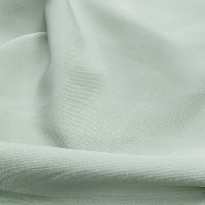 Woven Fabric With Slight Stretch In Light Green Color