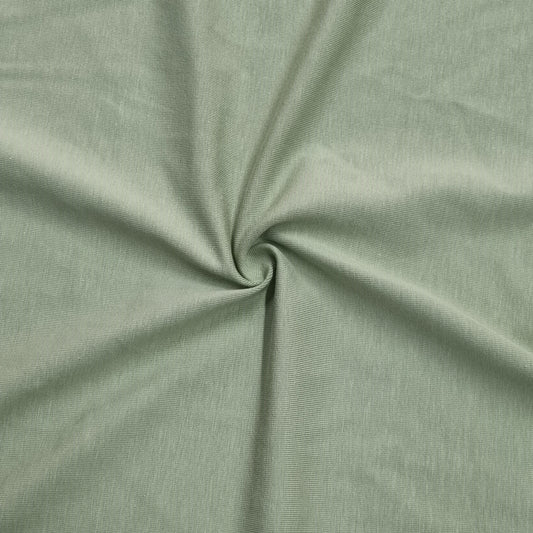 Sage Green Cotton Lycra Jersey Knit
