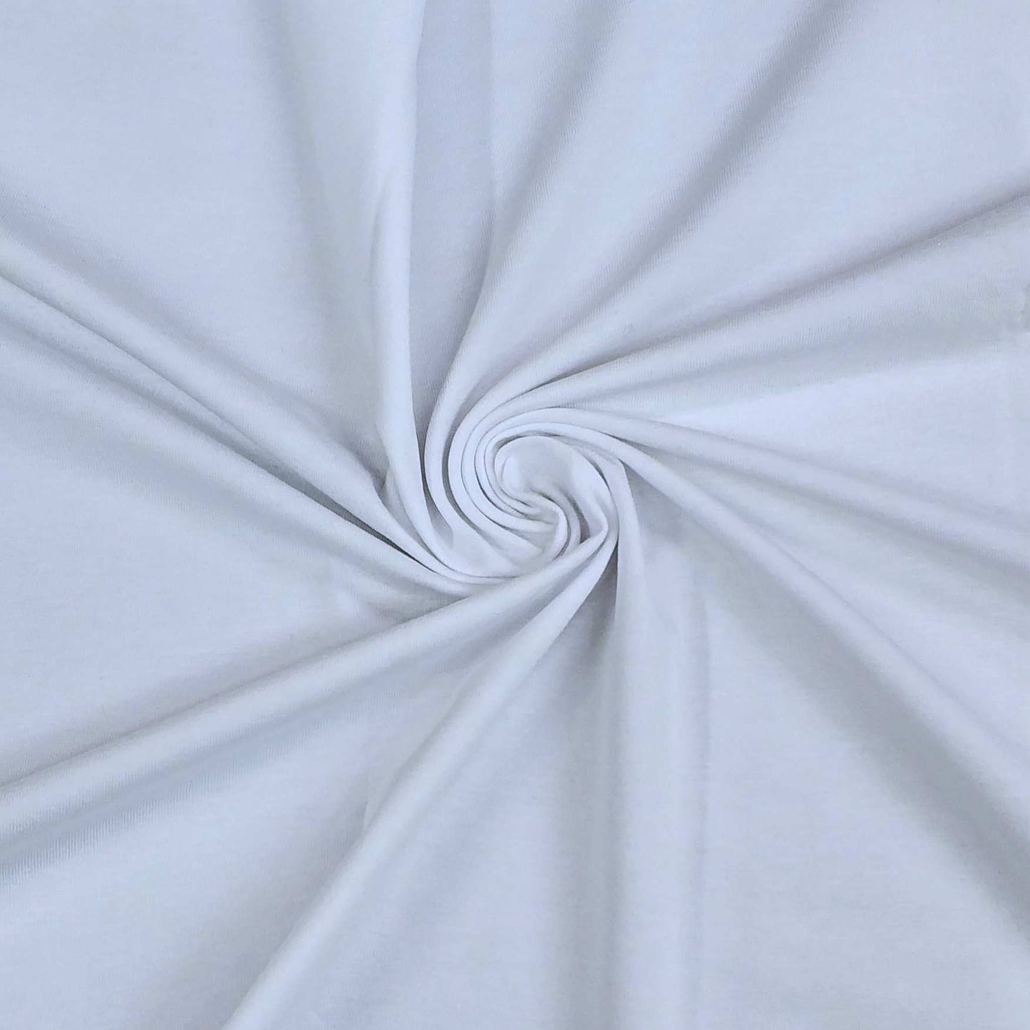 White Cotton Lycra Jersey Knit