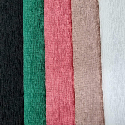 Crepe-Style Knit Featuring A Gentle Crinkled Texture In Varius colors