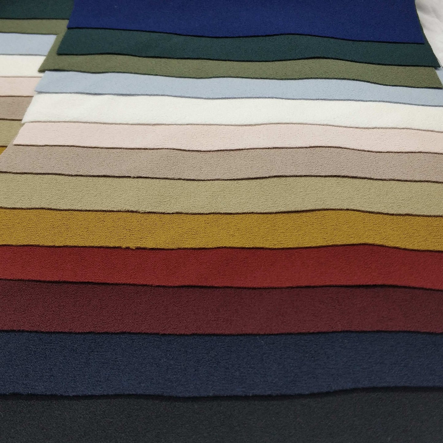 Scuba Knit Fabric With A Crepe‑Like Texture In Various Colors