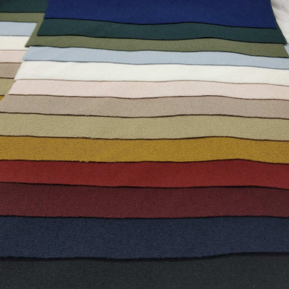 Scuba Knit Fabric With A Crepe‑Like Texture In Various Colors