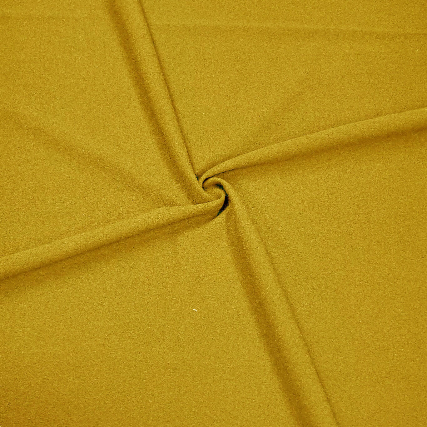 Scuba Knit Fabric With A Crepe‑Like Texture In Mustard Color
