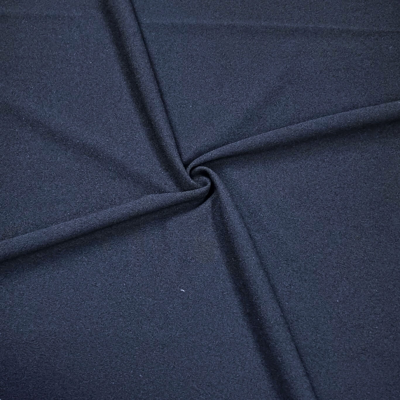 Scuba Knit Fabric With A Crepe‑Like Texture In Navy Color
