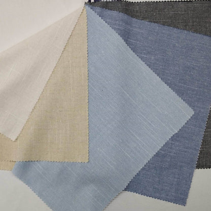 Linen-Look Cotton Woven Fabric