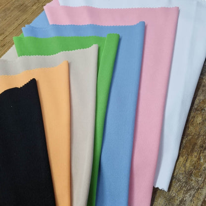 Fine Ribbed Fabrics In Varius Colors
