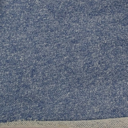 Textured Cobalt Blue And White French Terry