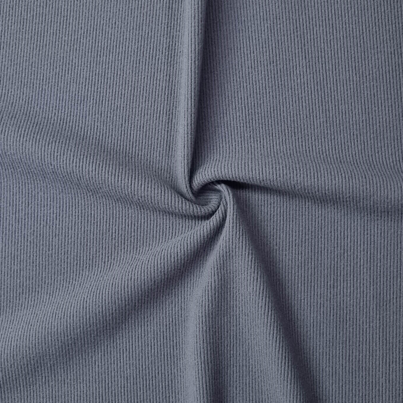 gray ribbed fabric