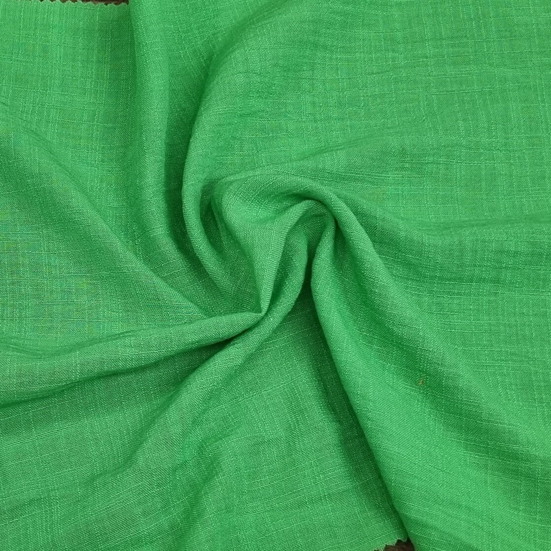Green Textured Fabric