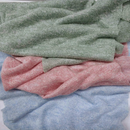 Mélange Knit Fabric In Various Colors