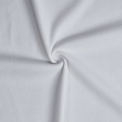 ivory ribbed fabric