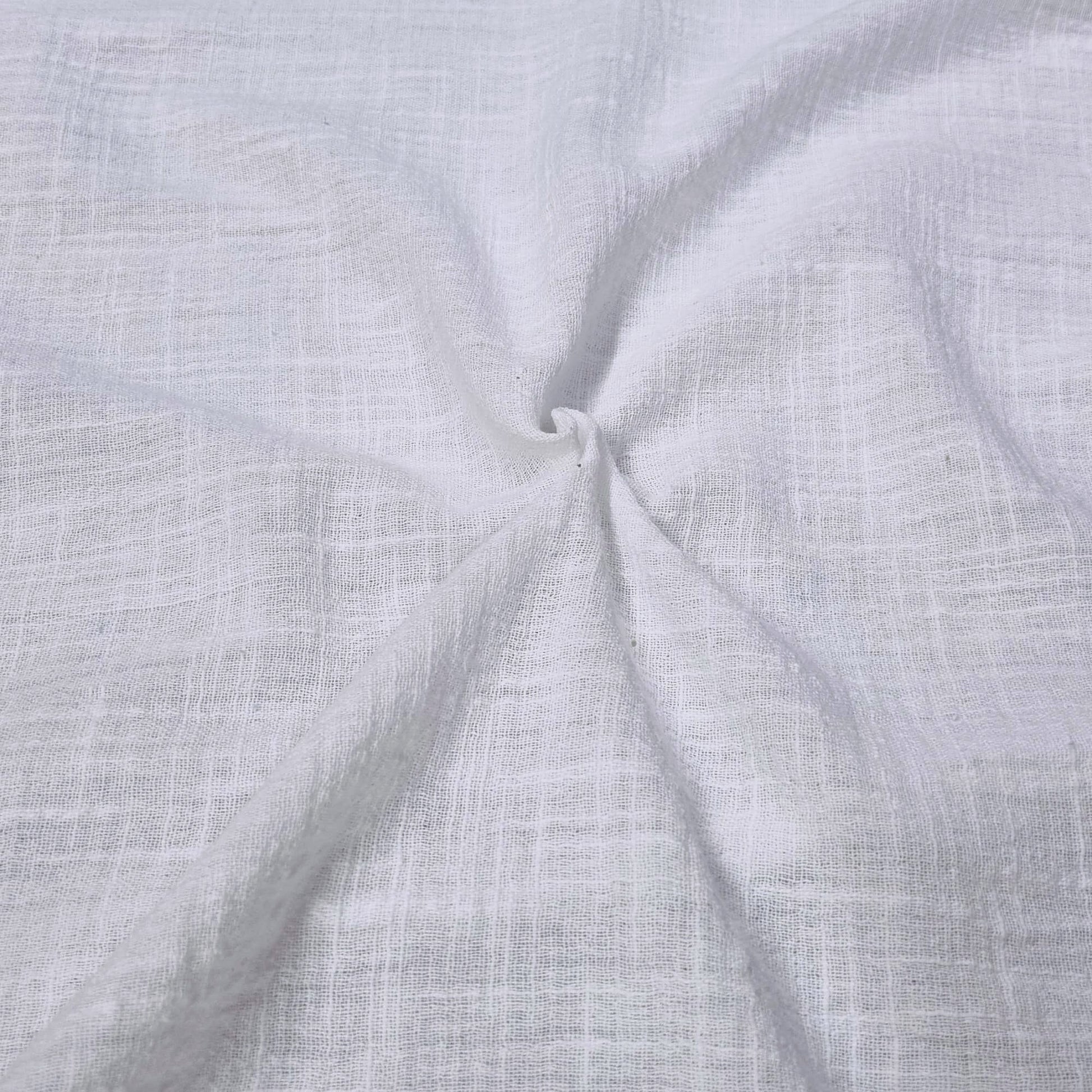 Fabric With A Textured Pattern In Ivory