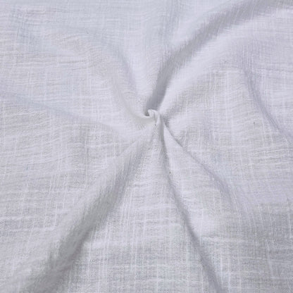 Fabric With A Textured Pattern In Ivory