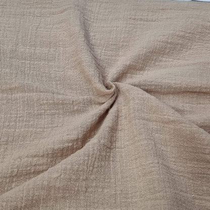 Fabric With A Textured Pattern In Tan