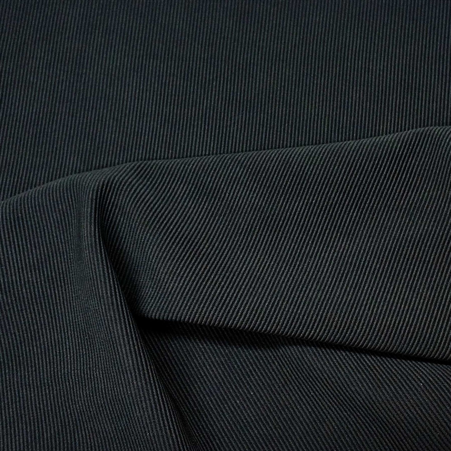 Ribbed Fabric In Black
