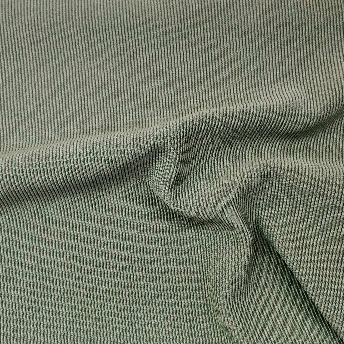 Ribbed Fabric In Green