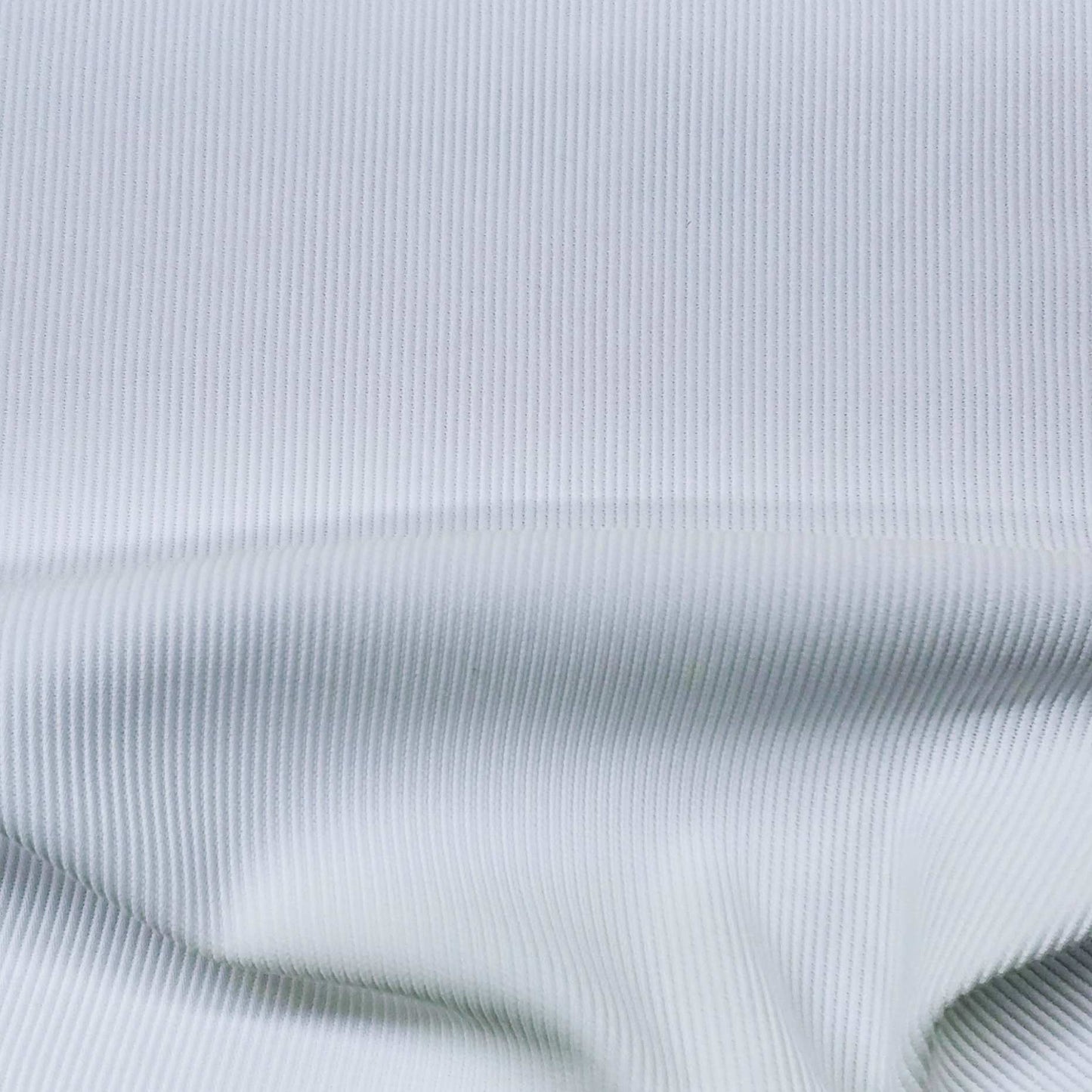 Ribbed Fabric In White