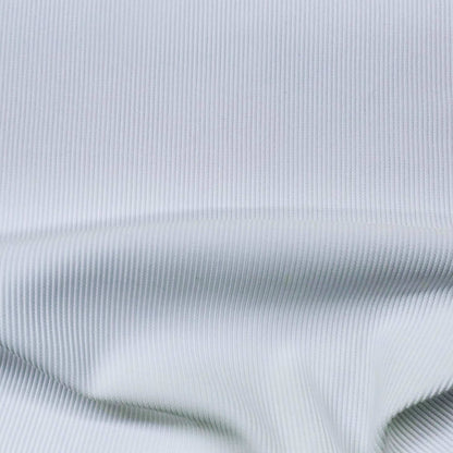 Ribbed Fabric In White