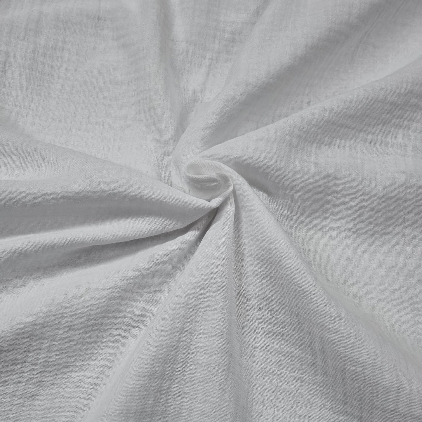 white Muslin Double Gauze Cotton Fabric 