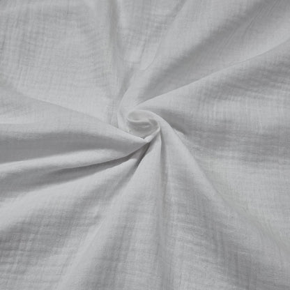 white Muslin Double Gauze Cotton Fabric 
