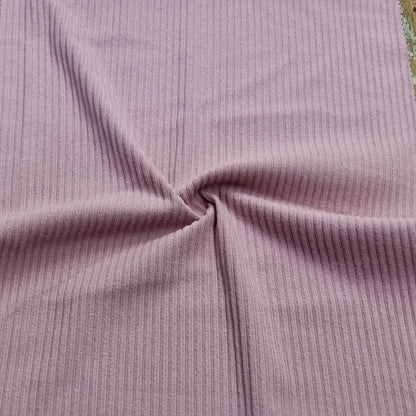 Pink Brushed Ribbed Lycra