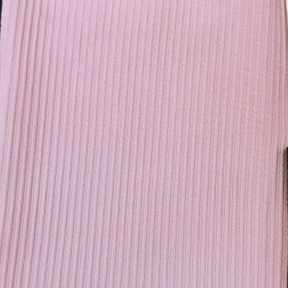 Pink Ribbed Fabric
