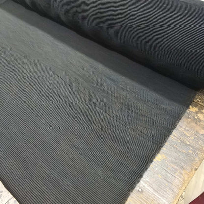 Black Pleated Chiffon