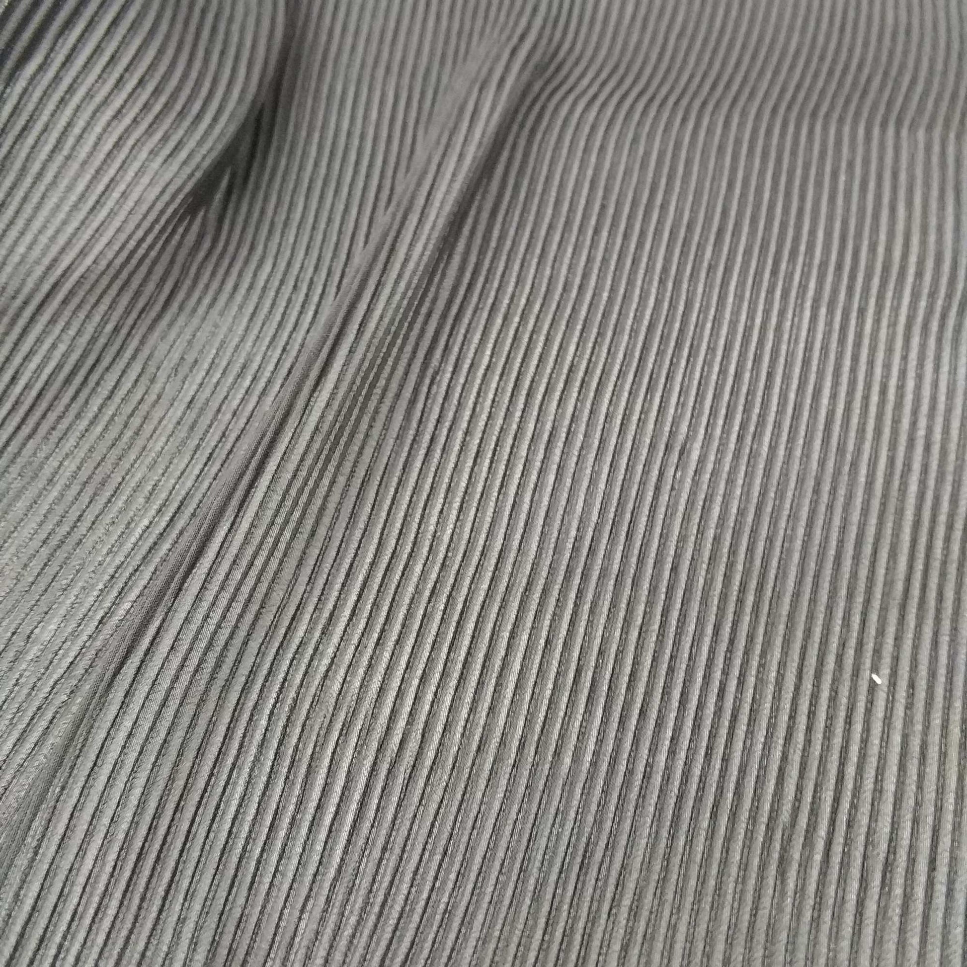 Black Pleated Chiffon