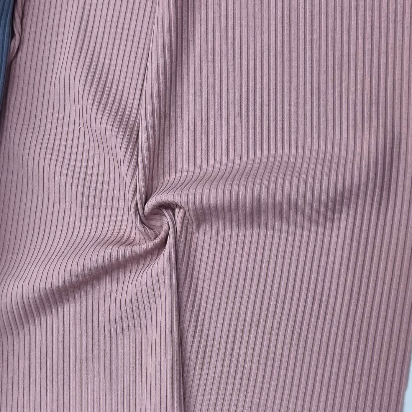 Dusty Pink Ribbed Fabric