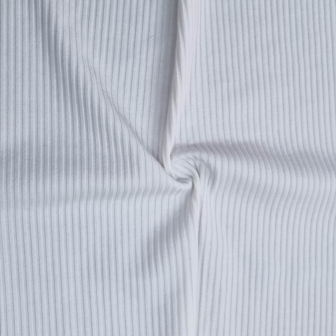 Ivory Ribbed Fabric